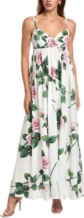 Dolce & Gabbana Empire-Waist Maxi Dress