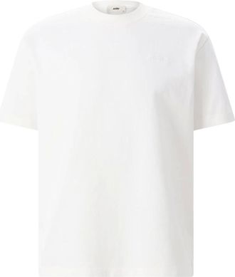 Autry Tops, Heren, Wit, M, Katoen, T-shirt