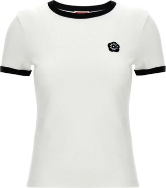 Kenzo Boke Flower 2.0 T-shirt - Dames - T-shirts - Wit - L - Katoen - Tops