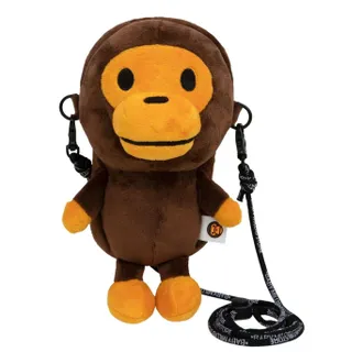A Bathing Ape BAPE Baby Milo Mobile Bag Brown 0MXBGW4236XXP