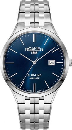 Roamer 512833-41-45-20 Mens Slim Line Classic Watch - Silver - One Size