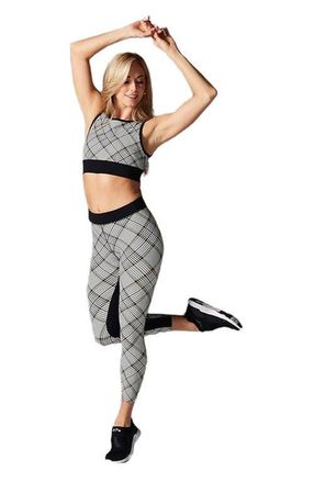Tavi Mid Rise 7/8 Legging in Plaid at Nordstrom, Size Xx-Large