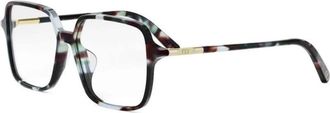 Dior Ladies Black Square Eyeglass Frames MINICDOS2F 2800