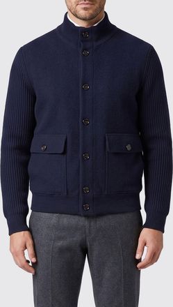 Lardini Jacket Men color Blue