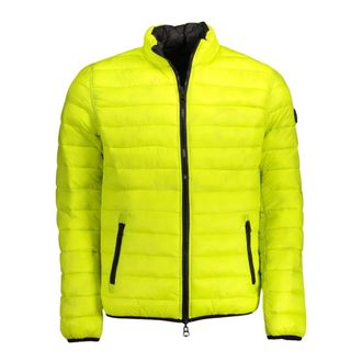 U.S.Polo Association Omkeerbare Nylonjas - Heren - Winterjassen - Geel - XL - Nylon - Jassen