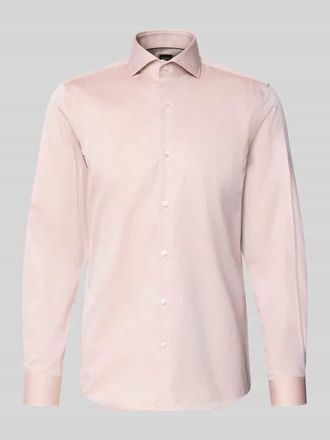 HUGO BOSS Slim Fit Businesshemd aus reiner Baumwolle Modell H-HANK-SP-B1 in Sand, Gr&ouml;&szlig;e 38