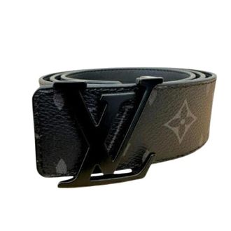 Louis Vuitton Pre-owned Monogram Eclipse Standard Belt - Heren - Pre-owned - Zwart - Maat: ONE Size Leer