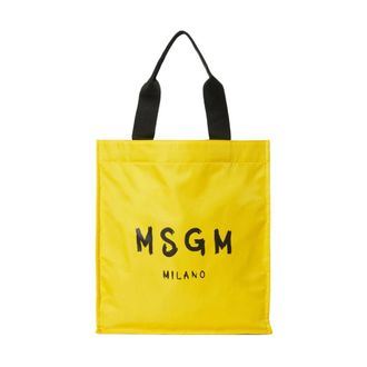 Msgm Hombre, Bolsos, Amarillo, Talla: ONE Size