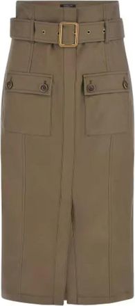 Marciano Cindy Midi Rok - Dames - Kokerrokken - Groen - XL - Rokken