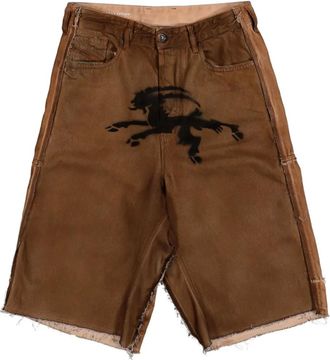 Prototypes Shorts con tasche applicate - Marrone