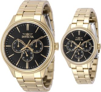 Invicta Specialty 49959 Horloge - Quartz Uurwerk - Roestvrij Staal met zwarte Wijzerplaat - 42mm