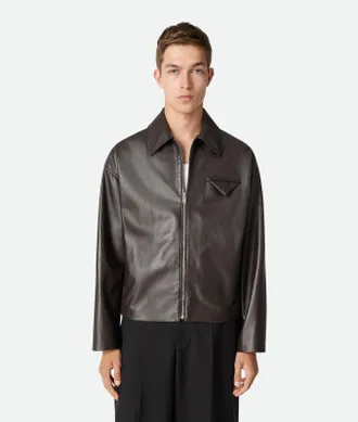 Bottega Veneta Giacca In Pelle Lucida - Bottega Veneta