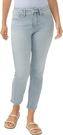 Silver Jeans Co Isbister High Waist Ankle Straight Leg Jeans in Indigo at Nordstrom, Size 26 X 27