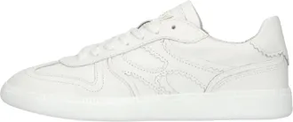 Notre-V Schoenen, Dames, Wit, 41 EU, Leer, Sia-01 Low Sneakers