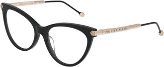 Philipp Plein Glasses, female, Black, Size: ONE SIZE Cateye Optical Frame