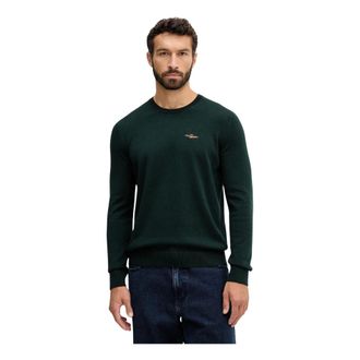 Aeronautica Geborduurd Sweater - Heren - Truien - Groen - Maat: 3XL Katoen