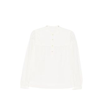 A.P.C. A. p.c. Gathered-yoke Blouse