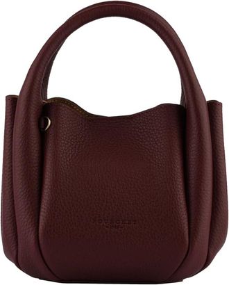 Pourchet Citrouille Small Bag - Dames - Tassen - Rood - Maat: ONE Size Leer