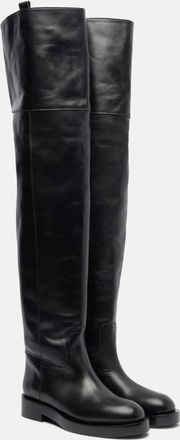 PARIS TEXAS Leather over-the-knee boots
