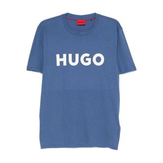 HUGO BOSS T Shirt Blu-Uomo