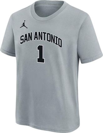 Nike (GS) Nike San Antonio Spurs T-Shirt Flat Silver 7HDC4S26SPUVW-NEY