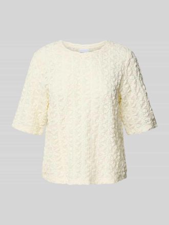 Jake*s T-Shirt mit Rundhalsausschnitt in Beige, Gr&ouml;&szlig;e XL