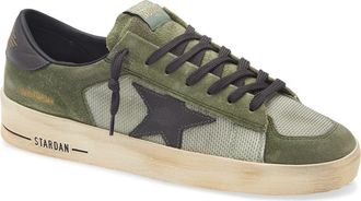 Golden Goose Stardan Low Top Sneaker in Military Green/antracite at Nordstrom, Size 42
