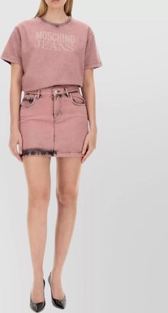 Moschino cotton mini skirt