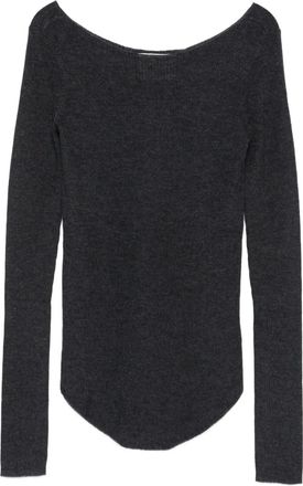 Isabel Marant Trui met boothals - Grijs