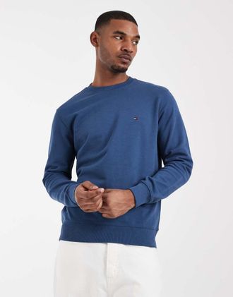 Tommy Hilfiger Essential - Felpa girocollo blu