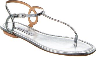 Aquazzura Almost Bare Leather Sandal