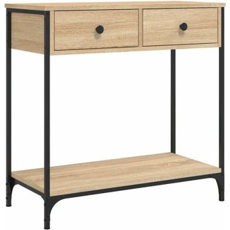 vidaXL Vidaxl - Mesa Consola Madera De Ingenier&iacute;a Roble Sonoma 75x34,5x75 Cm