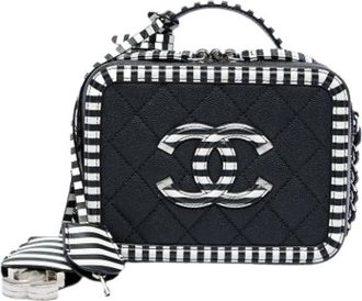 Chanel Pre-owned Filigree Vanity Bag - Dames - Vintage Schoudertas - Veelkleurig - ONE Size - Leer - Vintage