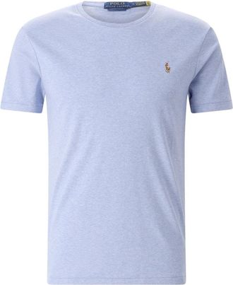 Polo Ralph Lauren T-shirts - Heren - T-shirts - Blauw - 2XL - Katoen - Tops