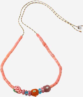 Sorbet Island Collana Isola Del Sorbetto Con Perle Di Vetro Assortite