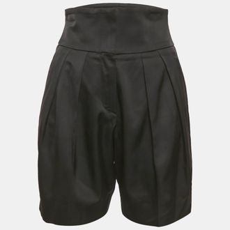 Emporio Armani Silk Pleat Detail Short