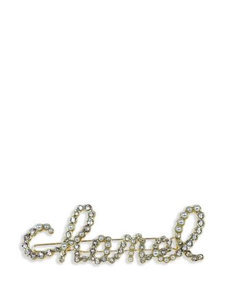 Chanel 2019 haarclip met logo - Goud