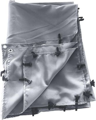 Happy Garden Lona Gris De 2,96 X 2,50m Para P&eacute;rgola Mural De 3 &times; 2,5m Nice