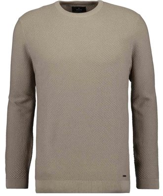 Ragman Rundhalspullover RAGMAN, Herren, Gr. 56, beige (hellbeige, 220), 83% Baumwolle 17% Polyamid, ohne Ausschnitt, Pullover Rundhalspullover