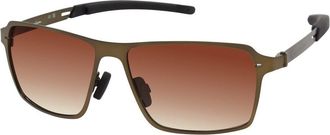 Champion CFITS01 Polarized C02 Mens Sunglasses Brown Size 58