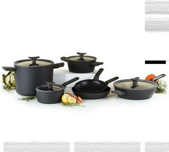 Berghoff The Leo 10-Piece Cookware Set in Black at Nordstrom Rack