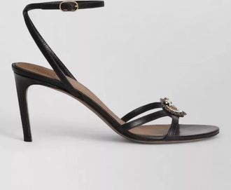 Dolce & Gabbana leather stiletto sandals