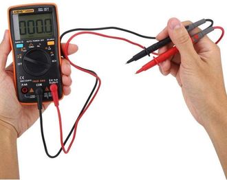 OEM Mult&iacute;metro Digital Aneng An8009 Con Selecci&oacute;n Autom&aacute;tica, Color Naranja (bater&iacute;a No Incluida)