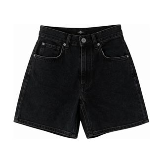 Anine Bing Denim Shorts, female, Black, Size: W26 Delaney Shorts