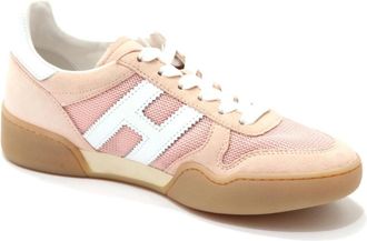 Hogan Retro Volley Lace-Up Schoenen - Dames - Sneakers - Roze - 35 1/2 EU - Su&egrave;de - Schoenen