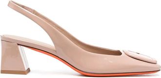 Santoni Lemon Sling Back