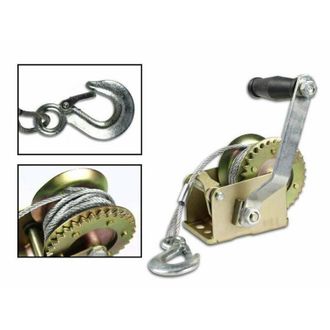 Trade Shop Trade Shop - Paranco Manuale 600 Lb Con Cavo In Acciaio 8 Metri Sollevatore Verricello