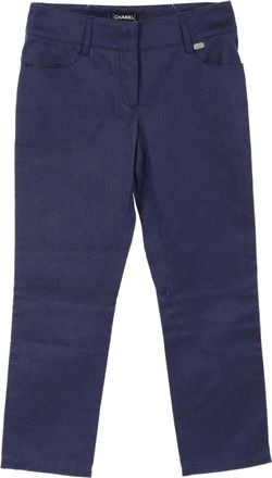 Chanel Jeans in cotone 1986-1988 - Blu