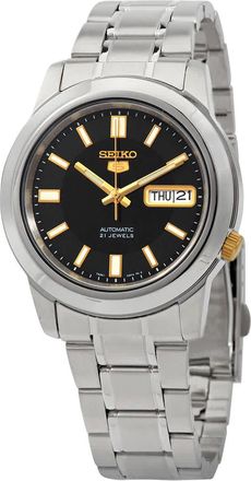 Seiko 5 Automatic Black Dial Mens Watch SNKK17K1