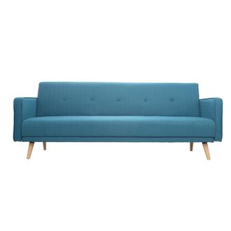 Miliboo Sof&aacute; Convertible 3 Plazas Dise&ntilde;o Escandinavo Azul Ulla